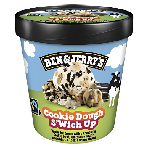 Ben & Jerry’s Cookie Dough S’Wich Up