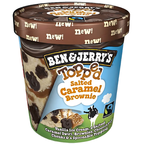 Ben&Jerry’s Salted Caramel Brownie Topped