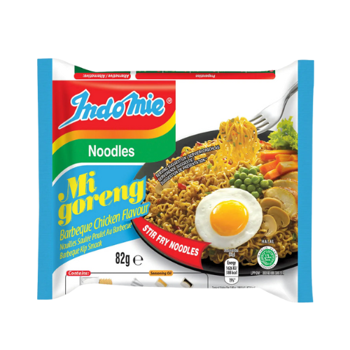 Indomie noodles BBQ Chicken